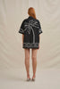 Paradise Palm Sun Shirt - Ivory Black