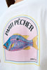 Parti Pecher Tee | Final Sale - Ivory Pink Blue