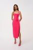 Phillipa Fold Contrast Midi Dress | Final Sale - Pink