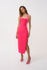 Phillipa Fold Contrast Midi Dress | Final Sale - Pink