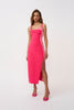 Phillipa Fold Contrast Midi Dress | Final Sale - Pink