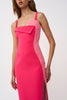 Phillipa Fold Contrast Midi Dress | Final Sale - Pink