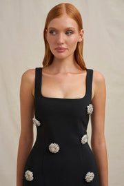 Priscilla Midi Dress - Black