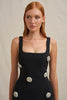Priscilla Midi Dress - Black