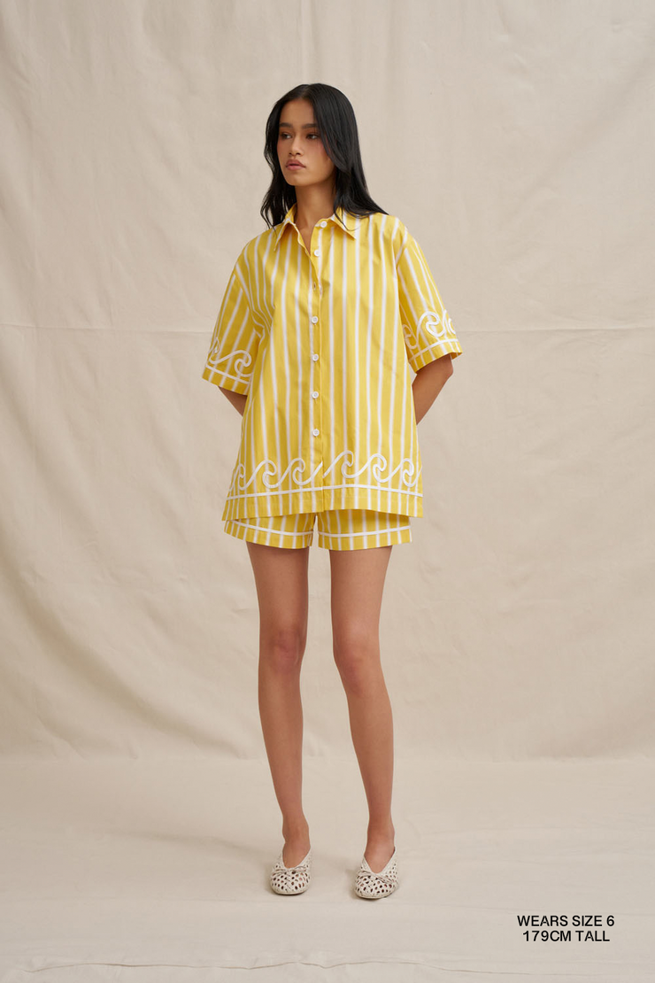 Reese Stripe Sun Shirt