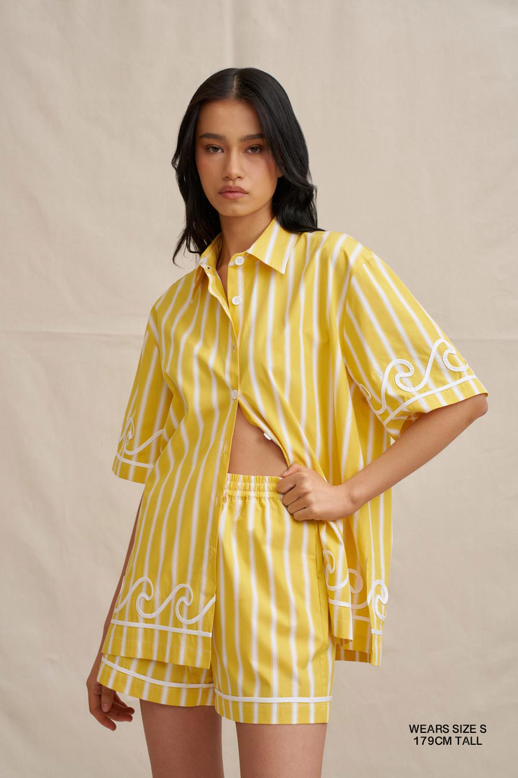 Reese Stripe Mini Short