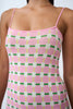 Remy Checker Knit Midi Dress | Final Sale - Pink Green Yellow
