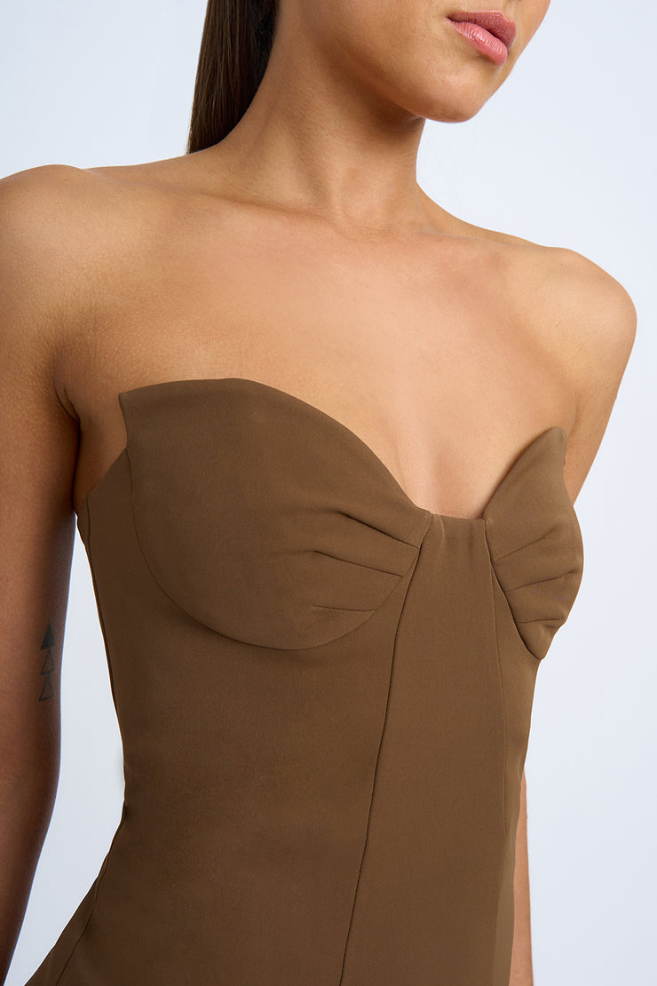 Smooth Elegance Seamless Midi Dress (Nude)- FINAL SALE