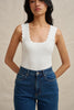 Scallop Knit Top - Ivory