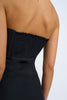 Sebina Strapless Panel Mini Dress - Black