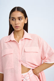 Serena Pocket Sun Shirt | Final Sale - Dusty Pink