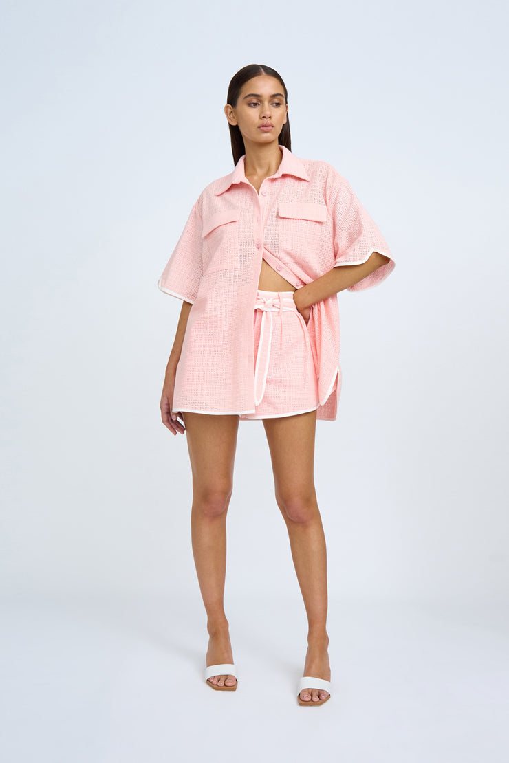 Serena Pocket Sun Shirt | Final Sale - Dusty Pink
