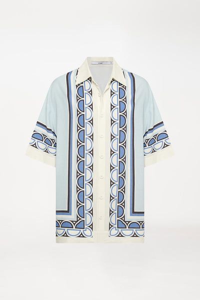 Oceana Holiday Shirt | Final Sale - Blue Multi