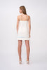 Sienna Sunset Bead Mini Dress - Ivory Multicolour