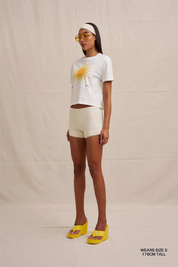 OOO Baby Tee - Ivory