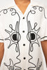 Star Sun Embroidery Shirt - Ivory