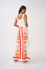 Sierra Paradiso Long Sun Skirt- Pink Red Orange