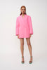 The Adele Oversized Blazer Mini Dress - Pink