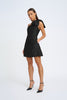 Diana Bow Mini Dress - Black