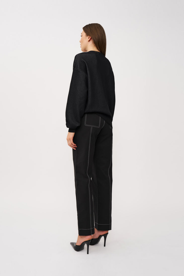 The Midnight Pant - Black Ivory