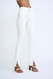 Twist Split Skinny Jean | Final Sale - White