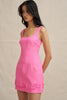 Valencia Mini Dress - Taffy Pink