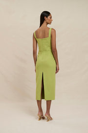 Venus Shell Midi Dress