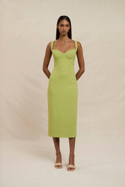 Venus Shell Midi Dress