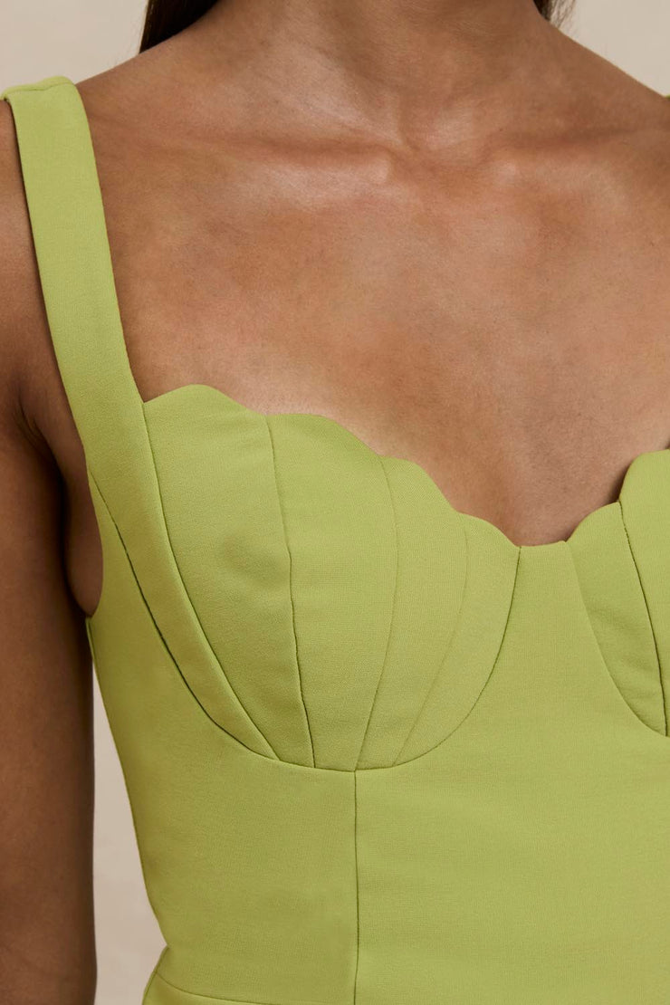 Venus Shell Midi Dress