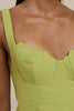 Venus Shell Midi Dress - Pistachio Green