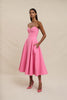 Venus Shell Strapless Dress - Pink