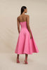 Venus Shell Strapless Dress - Pink