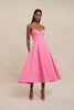 Venus Shell Strapless Dress - Pink