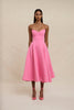 Venus Shell Strapless Dress - Pink