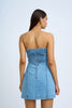 Vivienne Denim Mini Dress | Final Sale - Blue Wash