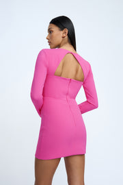 Whitney Bodycon Mini Dress | Final Sale - Hot Pink