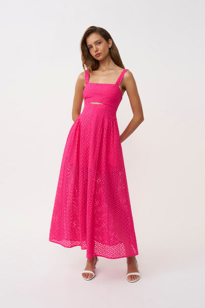 Willow Anglaise Sun Dress | Final Sale - Pink