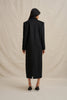 Winona Long Line Coat - Black