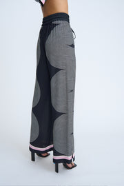 Zen Linear Pant - Black Ivory Pink