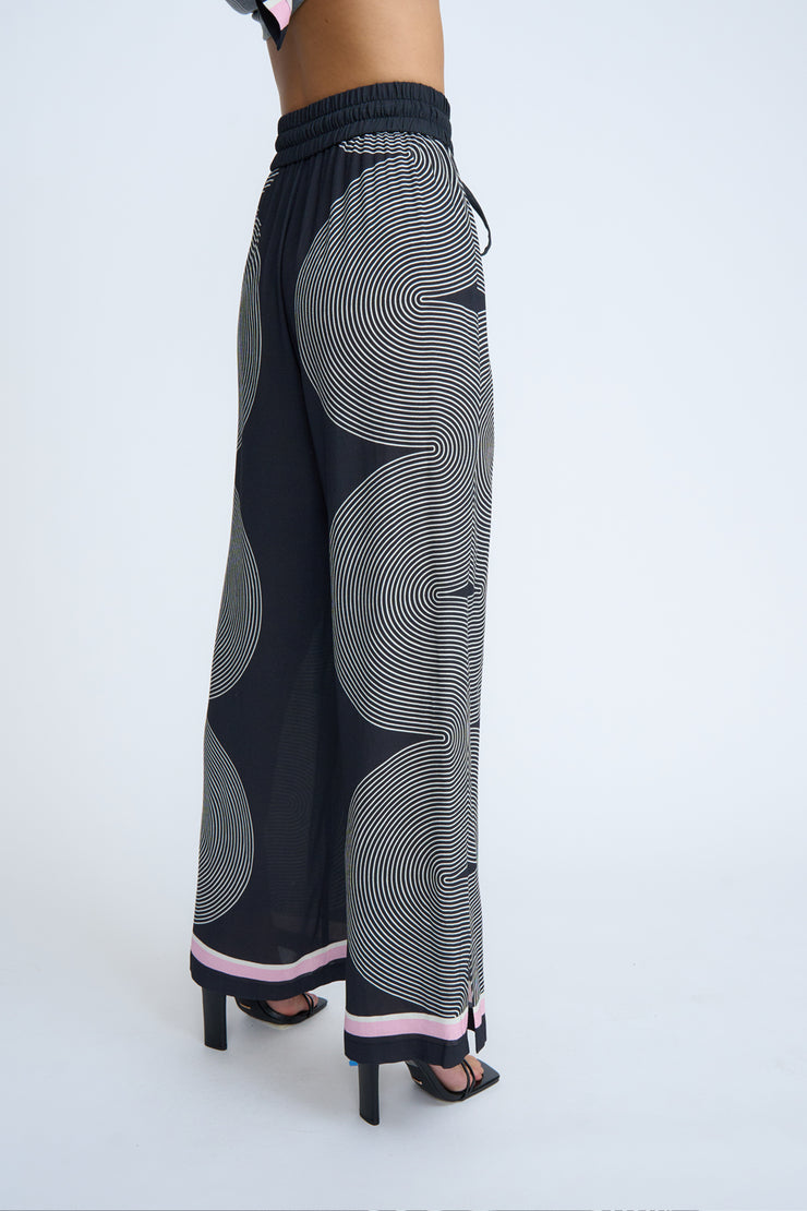 Zen Linear Pant | Final Sale - Black Ivory Pink
