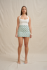Zinnia Mini Skirt - Multi Yellow Blue