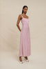 Zinnia Geo Bias Midi Dress - Lilac Yellow Berry