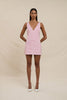 Zinnia Geo Shift Mini Dress - Lilac Yellow Berry