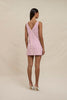 Zinnia Geo Shift Mini Dress - Lilac Yellow Berry