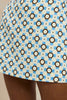 Zinnia Mini Skirt - Multi Yellow Blue