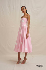 Vivienne Polka Dress - Pink