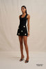 Priscilla Mini Skirt - Pearl Black