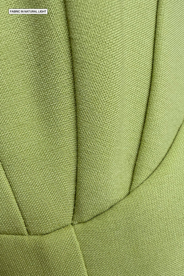 Venus Shell Midi Dress - Pistachio Green
