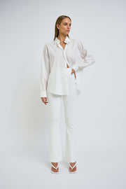 Nina Flare Knit Pant | Final Sale  - Ivory