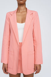 Bryn Blazer | Final Sale - Flesh Pink